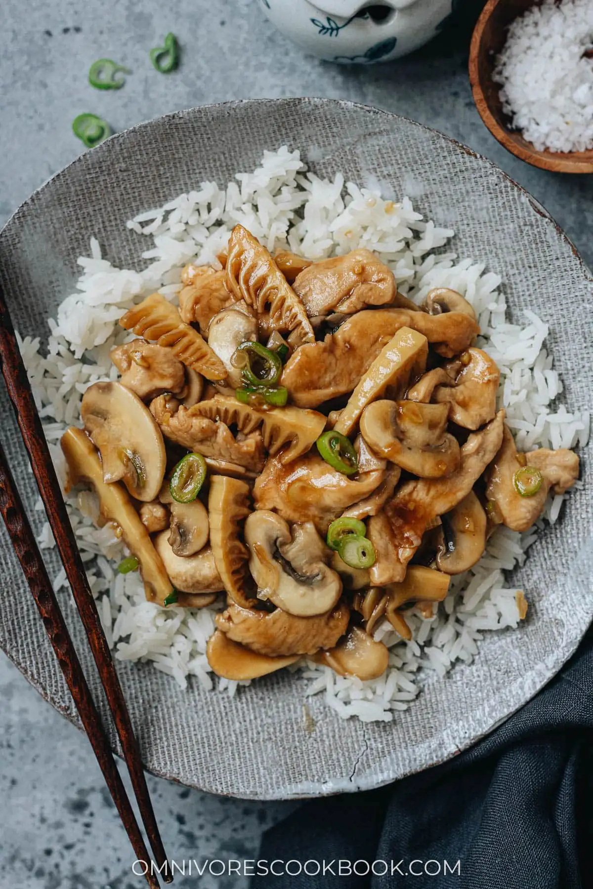 Mushroom Chicken Stir Fry